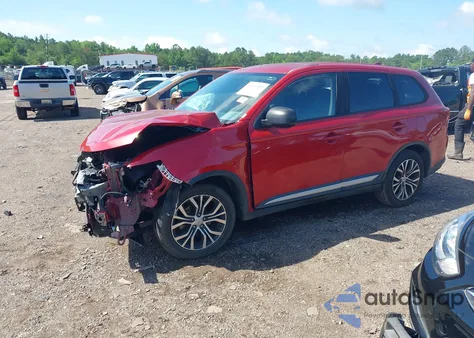 2018 Mitsubishi Outlander Es z USA, uszkodzony, nr VIN JA4AD2A37JZ042816